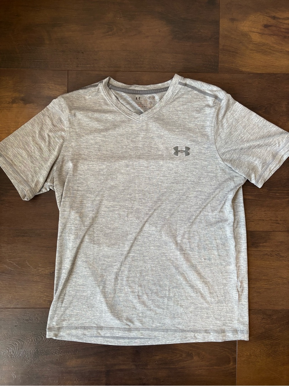 Under Armour Gray Heather V-Neck Performance Tee‎